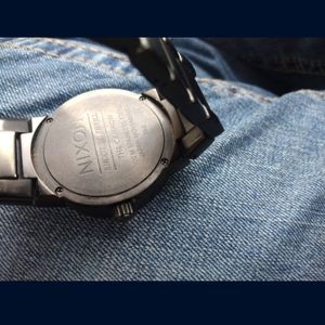 Nixion The Cannon (Shoot To Thrill) Men's Watch(Black with Deep Maroon Face)